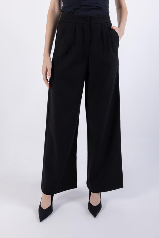 Straight Leg Solid Formal Trouser