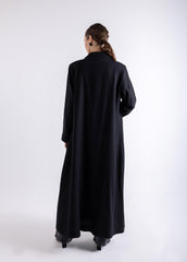 2465007-Blazer Abaya with Button Details