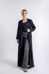 2465006-Blazer Cut Maxi Abaya