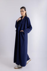 2465008-Urban Blazer Cut Abaya Attached Shirt