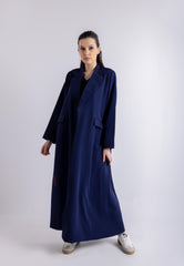 2465008-Urban Blazer Cut Abaya Attached Shirt