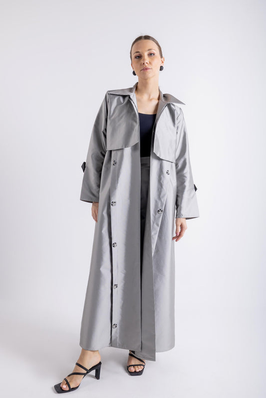 Trench Coat Style Abaya