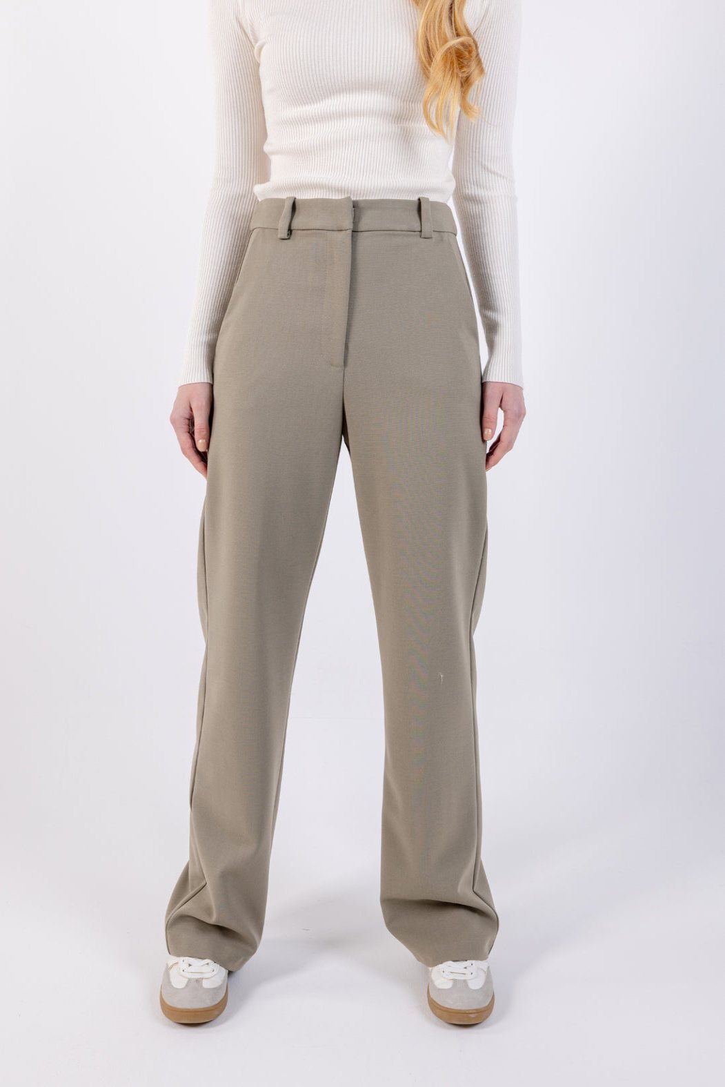 Formal Solid Straight Leg Trouser\نب ةداس يمسر ةصقب ة