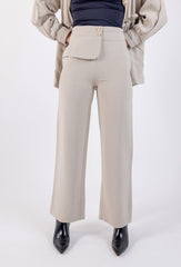 Front Flap Solid Formal Trouser