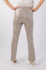 Shimmering Sequin Statement Trousers\لطنب يبيب رميش ع