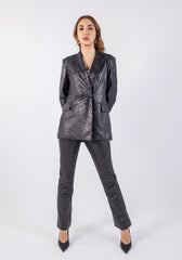 Shimmering Sequin Blazer\ رزيلب عملا ر