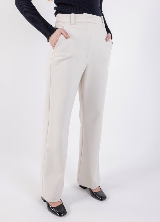 Formal Solid Straight Leg Trouser\نب ةداس يمسر ةصقب ة