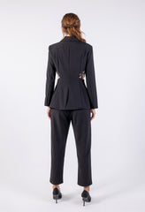 Embellished Blazer with Intricate Side Detailing