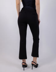 Formal Solid Straight Leg Trouser\ب ةداس يمسر ةصقب ة