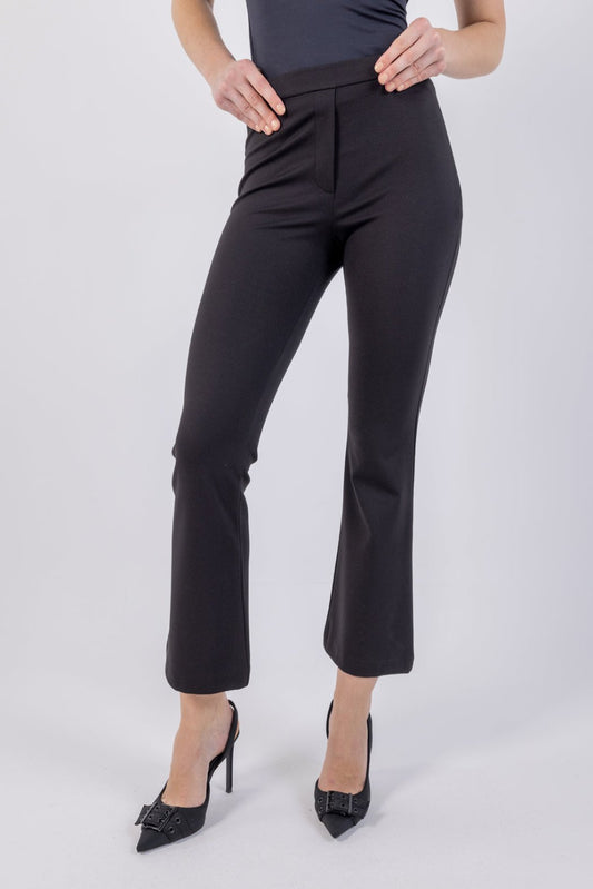 Formal Solid Straight Leg Trouser\ب ةداس يمسر ةصقب ة