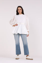 2205057-See-through Solid Top