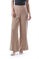 2304204-Wide Leg Pants with Pockets and Zip Closure