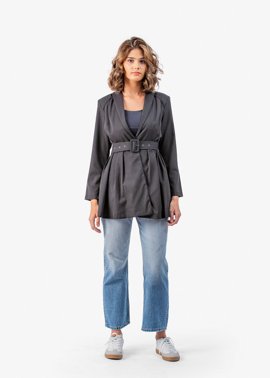 2233028- Belted Coat & Jacket - Montania Shop