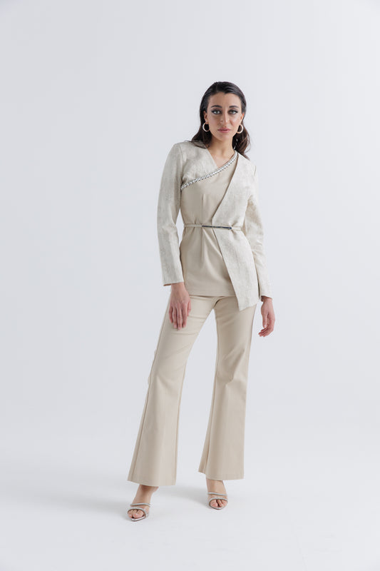 Sophisticated Tailored Flared Pants