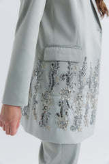 Embellished Luxe Blazer – A Statement of Elegance