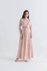 Embellished Pleated Maxi Gown – Elegant Evening & Occasion Wear