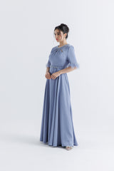 Ethereal Elegance Embellished Maxi Dress