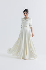 Ethereal Elegance Embellished Maxi Dress