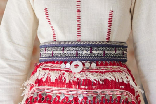 Handcrafted Tribal-Inspired Embroidered Belt