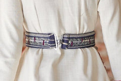 Handcrafted Tribal-Inspired Embroidered Belt