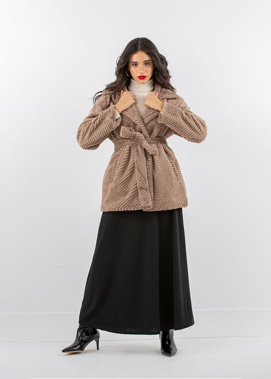 2322001-Faux Fur Jacket