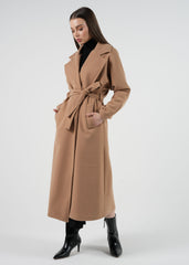 Double-Breasted Wool-Blend Maxi Coat\عم يسكام جودزم ردصلا نم جيزم ف