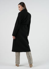 Double-Breasted Wool-Blend Maxi Coat\م يسكام جودزم ردصلا نم جيزم ف