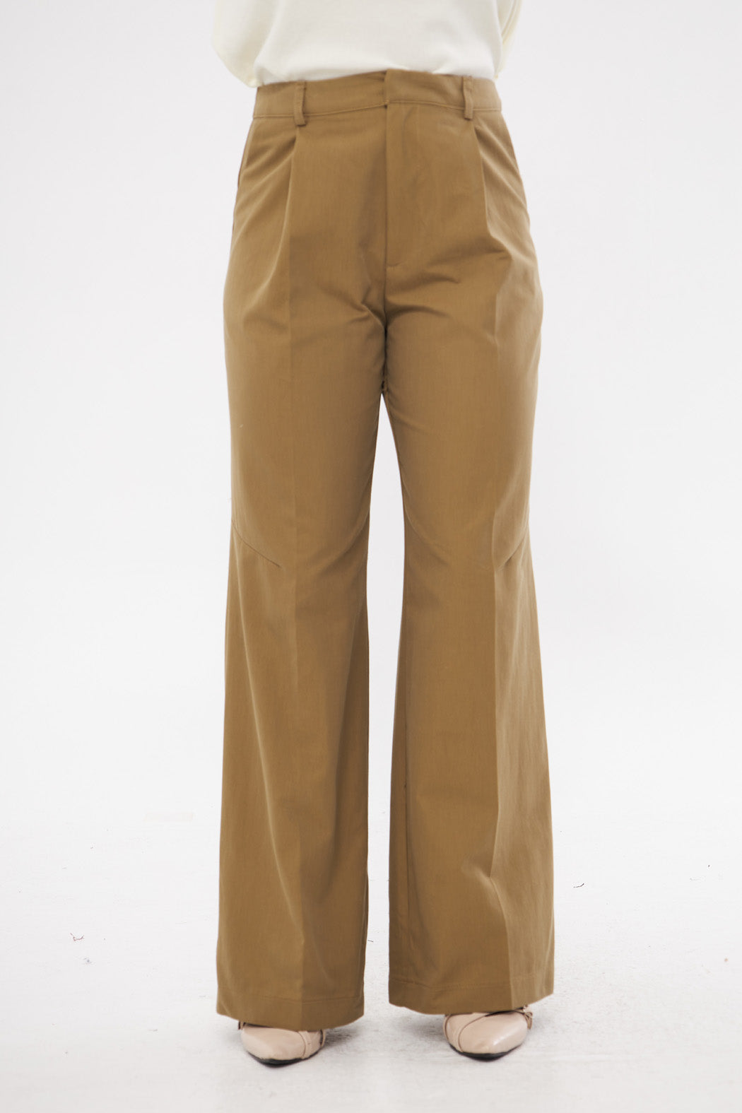 Formal Solid Straight Leg Trouser