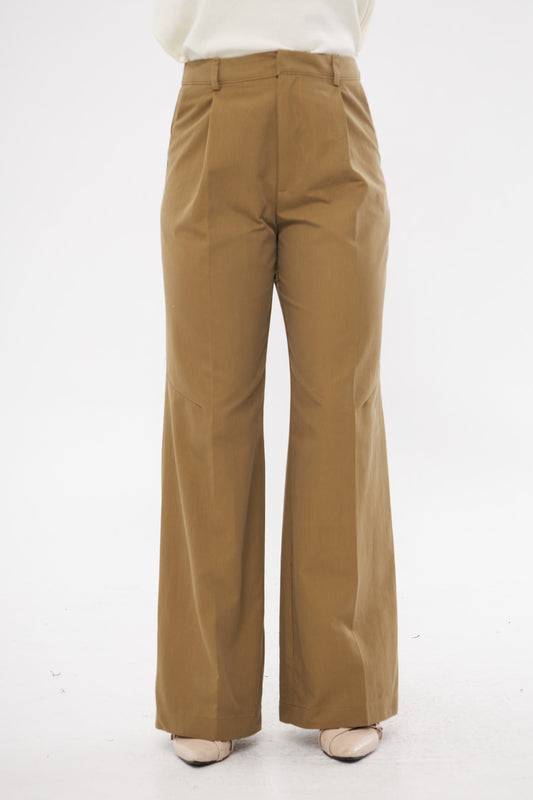 Formal Solid Straight Leg Trouser