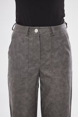 Textured Solid Slim Fit Trouser