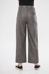 Textured Solid Slim Fit Trouser