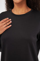 Basic Solid Long Sleeves Crew Neck T-Shirt