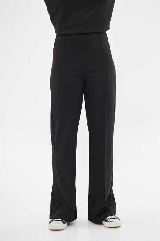 Formal Solid Straight Leg Trouser