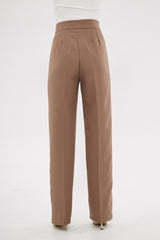 Formal Solid Straight Leg Trouser