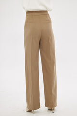 Formal Solid Straight Leg Trouser