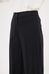 Formal Solid Straight Leg Trouser