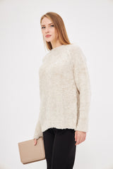 Soft Textured Knit Sweater