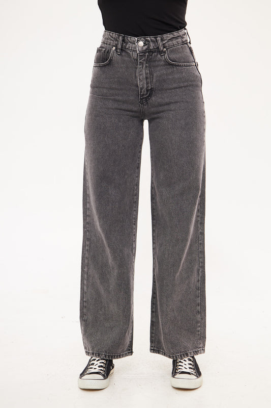 Straight Leg Solid Classic Denim Trouser