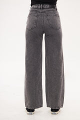 Straight Leg Solid Classic Denim Trouser