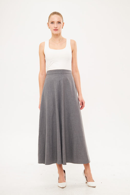 A-Line Maxi Skirt