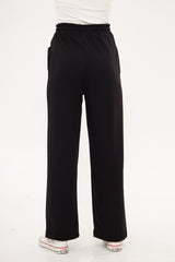 Drawstring Waist Baggy Solid Trouser