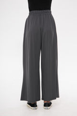 Wide Leg Relaxed Fit Pleated Trousers