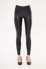 Skinny Black Leather Trouser