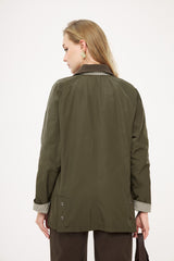 Bomber Solid Jacket with Front Pockets