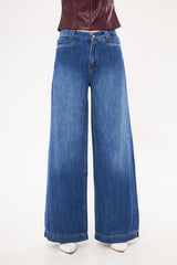 Wide Leg Classic Denim Jeans