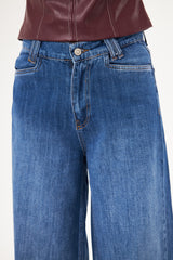 Wide Leg Classic Denim Jeans