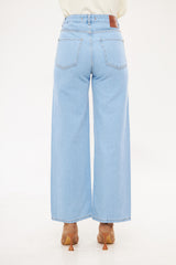 Straight Leg Solid Classic Denim Trouser