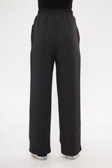 Drawstring Waist Baggy Solid Trouser