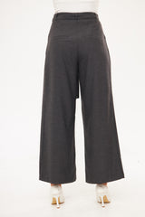 Formal Solid Straight Leg Trouser