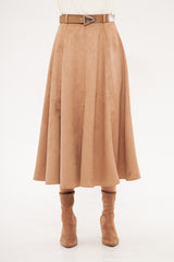 A-Line Midi Skirt